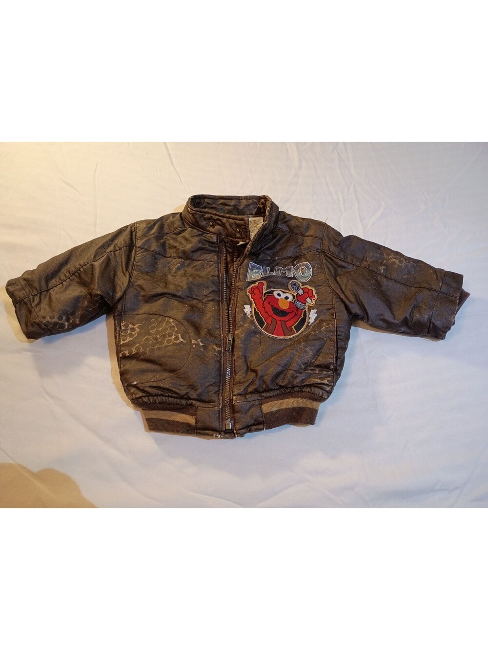 Sesame Street Elmo Brown Toddler Jacket Size 12M